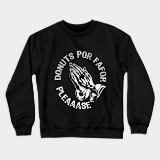 Donuts Por Favor Kids Funny colorful donut lovers Crewneck Sweatshirt